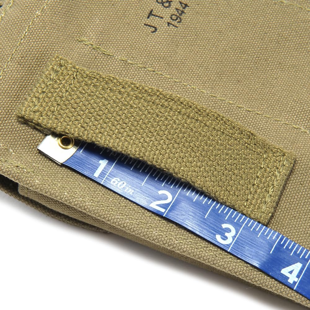 World War Supply WW2 Rigger Made M1 Carbine 5 Cell Magazine Pouch Marked JT&L 1944