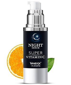 VANIDOX Super Vitamin C Serum for Women Over 70, All-In-One Formula, Made in USA, Hydrates, Firms, Lifts, and Targets Wrinkles, Age Spots, and Fine Lines, Vitamin C Serum 1fl oz