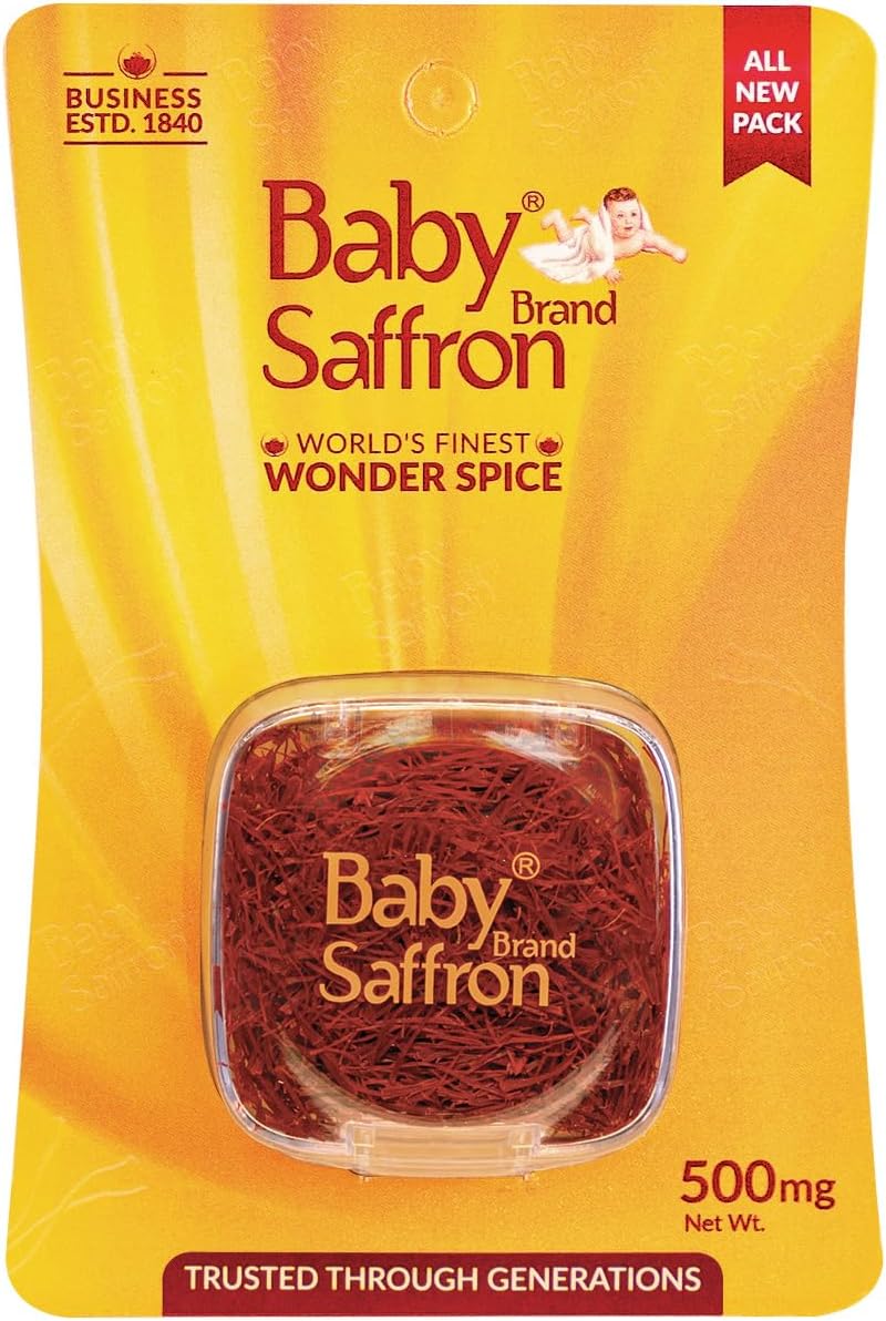 World's finest Wonder Spice BABY BRAND SAFFRON 500 MG, Pure & Premium saffron for Every Dish.