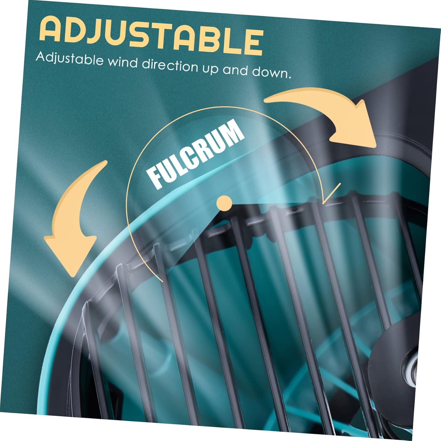 Portable USB Rechargeable Desktop Air Cooler Fan Lightweight Low Noise Cooling Fan with Multiple Speeds for Office Dormitory Home Use in Summer