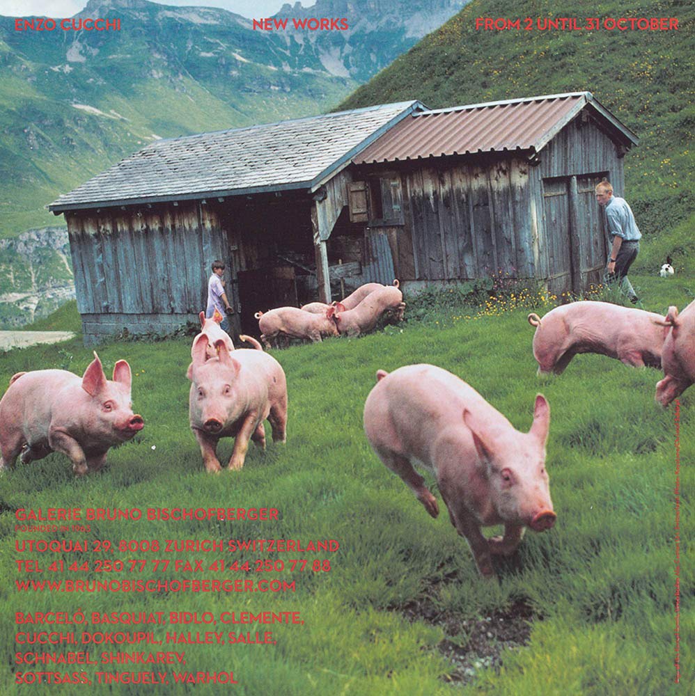 147 Backcovers catalogue exposition art Galerie Bischofberger