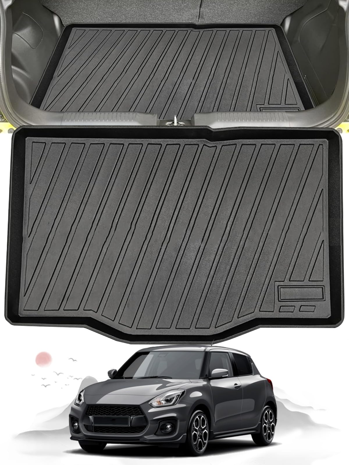 Amazon.co.jp: ruiya 折り畳み式 新型 スズキ スイフトスポーツ zc33s