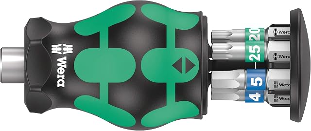Wera Kraftform Kompakt Stubby Magazine 3, 6 Pieces, 05008875001