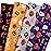 PlandRichW Halloween Wrapping Paper 12 Sheets Folded for Boys Girls Kids Man Women,Pumpkin Spooky Witch Hat Bat Halloween Decorations,Holiday,Party,Baby Shower Present Packing Each 20 X 29