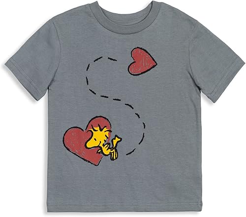 PEANUTS Woodstock Snoopy Graphic - Camiseta para niños pequeños y grandes