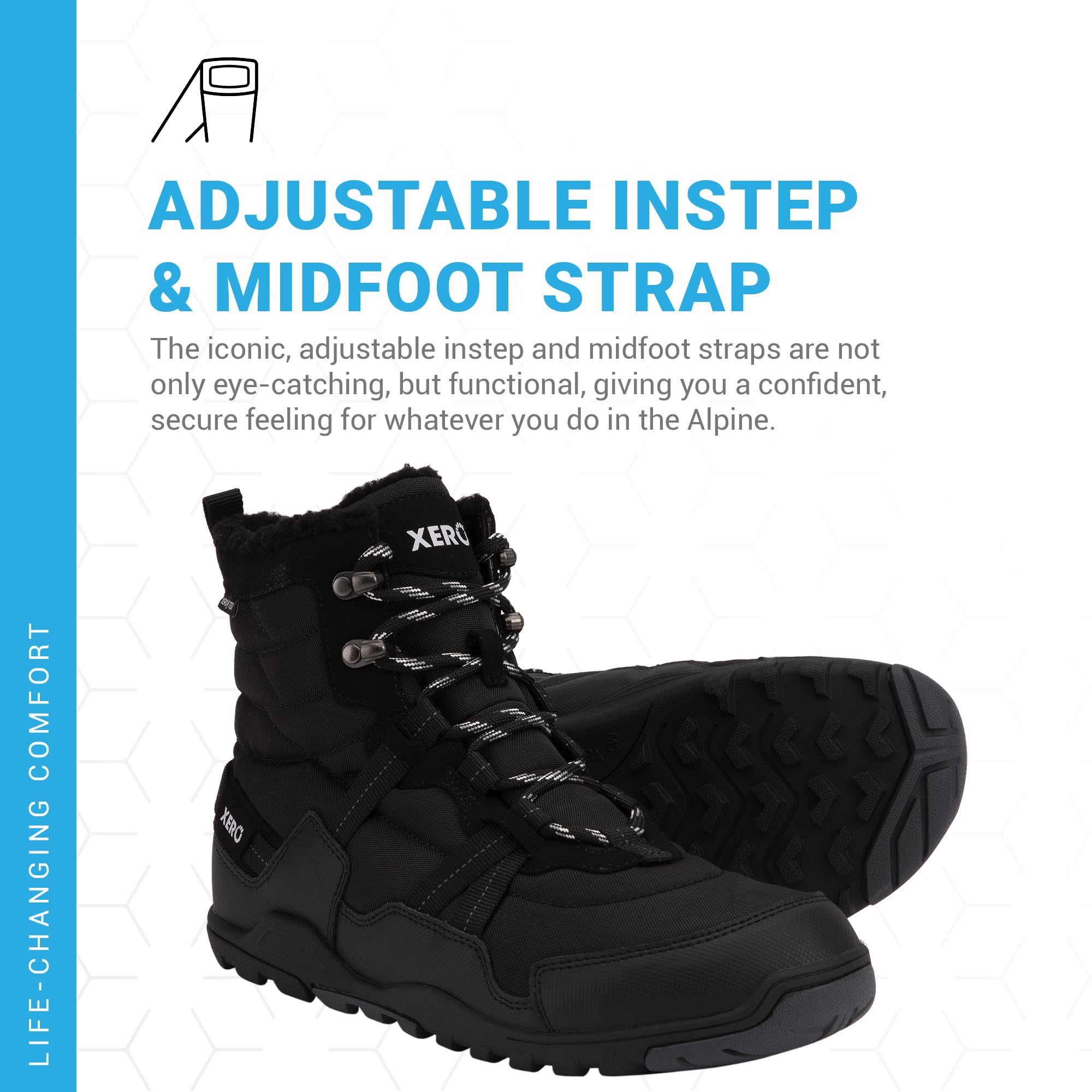 Xero Shoes Alpine Herren Schneestiefel - Wasserdicht, Isoliert Outdoor Winterstiefel