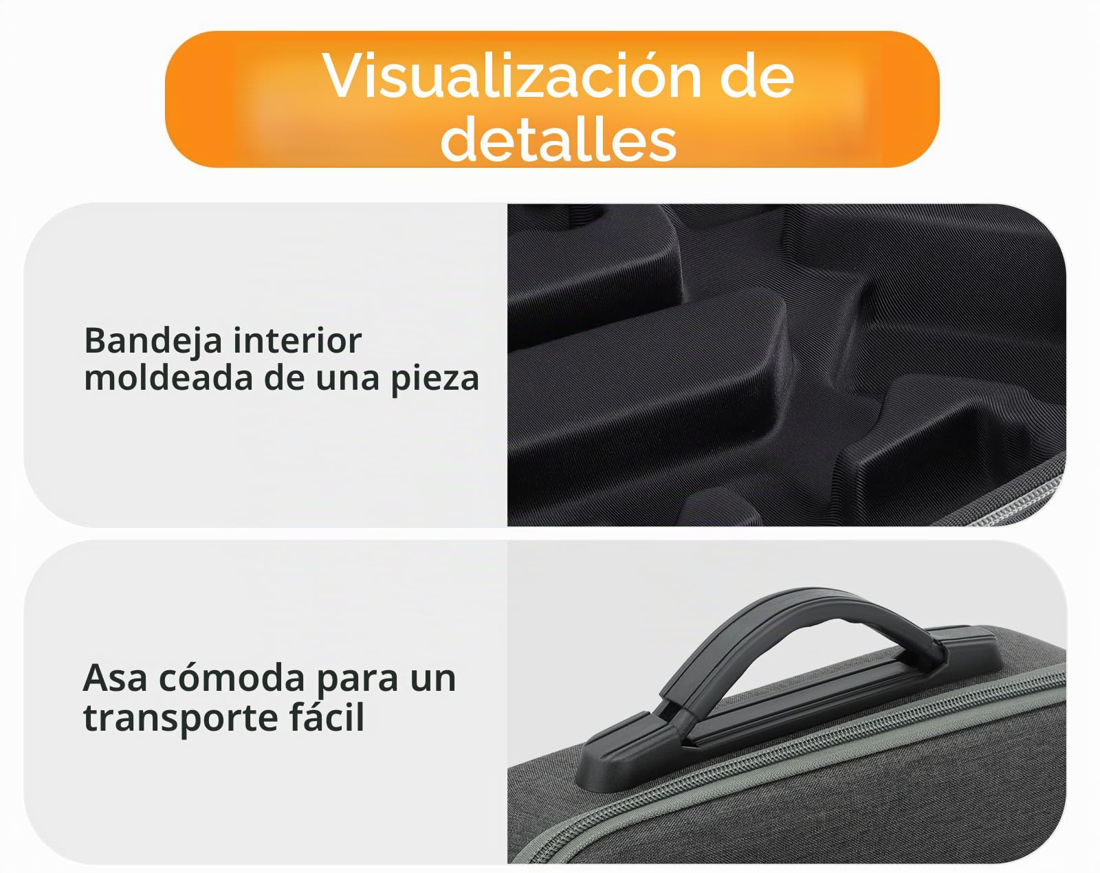 GearPro Transporte Maletín Hombro Bolsa A Prueba de Golpes Funda Rígida Maletín Viaje Bolsa para DJI RS 4 Ronin Gimbal Estabilizador Accesorios Portátil Protector Almacenamiento