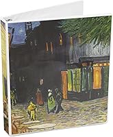 Vista 4 de Cafe Terrace at Night (Van Gogh 1888) - Carpeta de 3 anillas, 1 pulgada