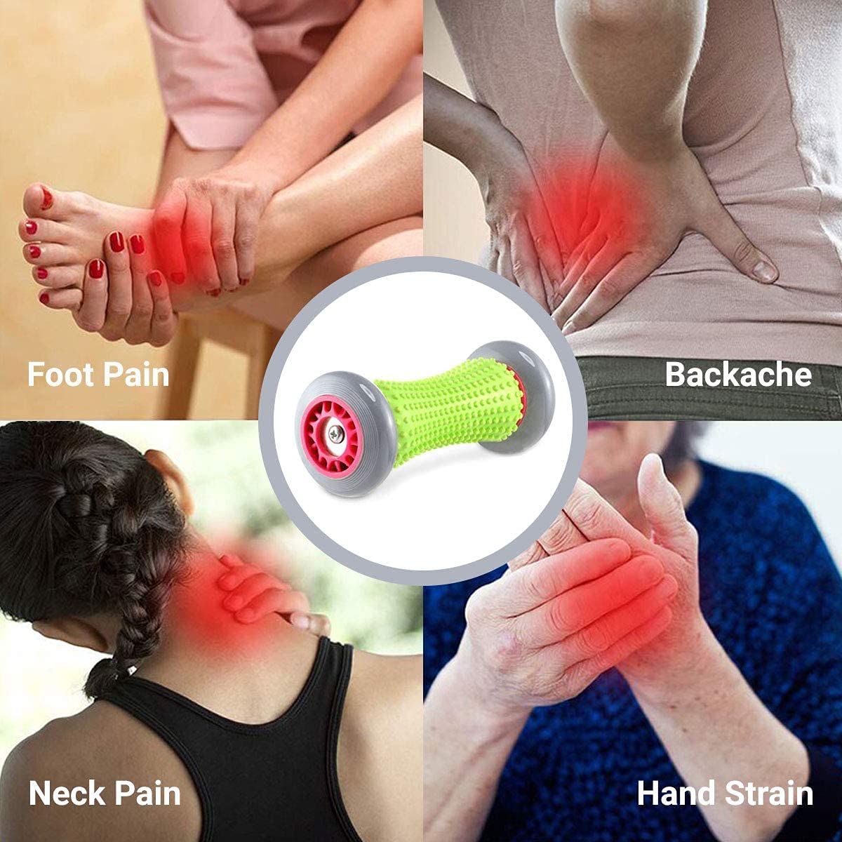 Foot Massage Roller, Deep Tissue Point Masal Roller Stick to Release Dard And Stress Planter Fascia Recovery Therapy therap Foot Massage Roller, Deep Tissue Point Masal Roller Stick to Release Dard And Stress Planter Fascia Recovery Therapy therap