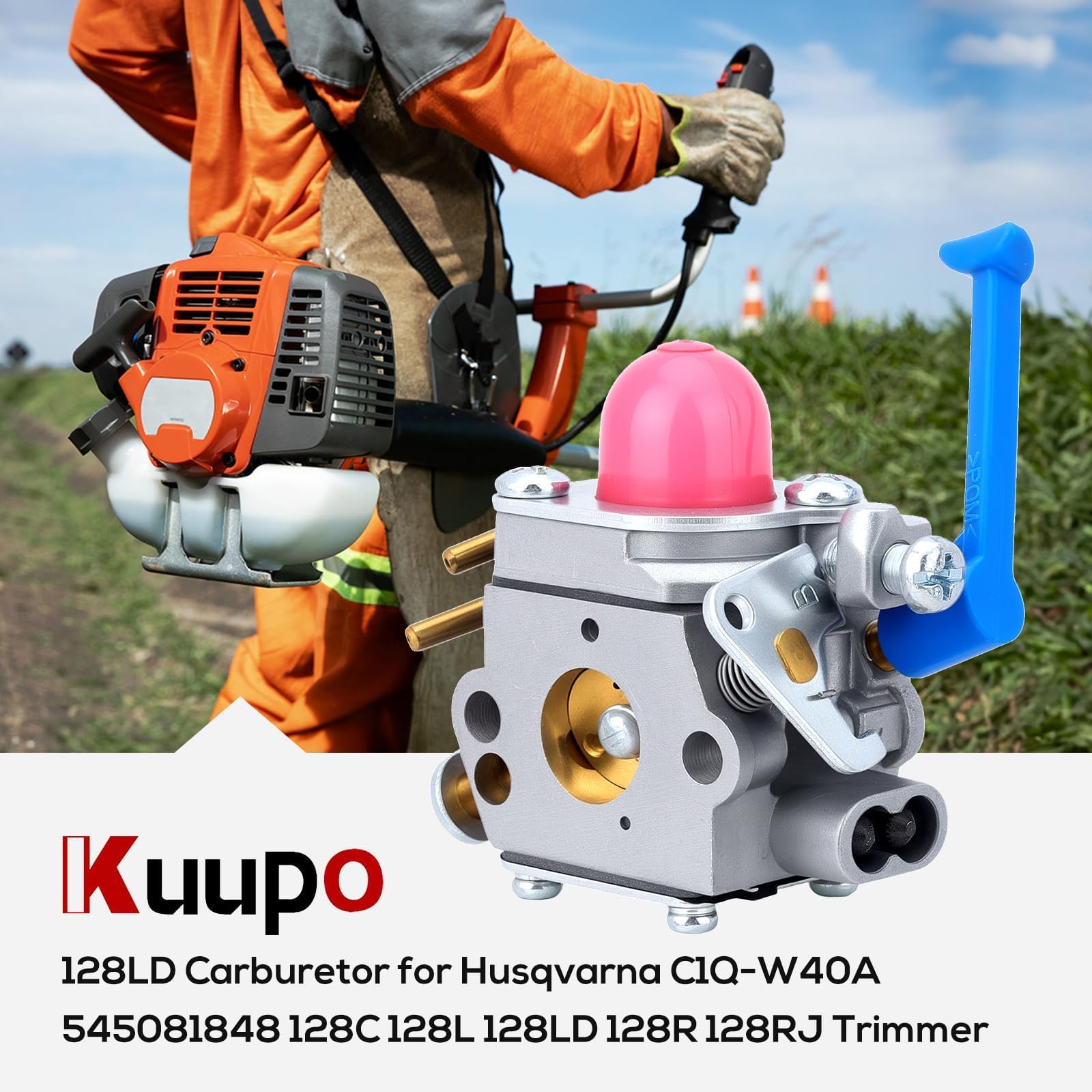 Amazon.com: Kuupo 128LD Carburetor for Husqvarna 125R 125RJ