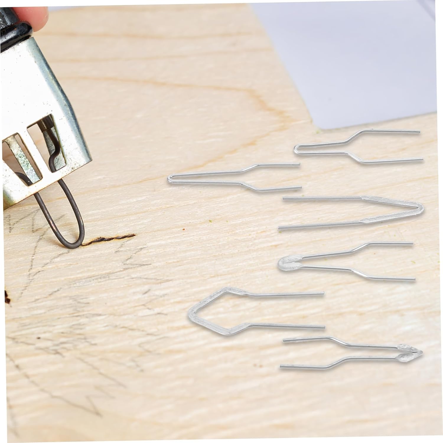 Wood Burner Pen Tips Set High Impedance Pyrography Wire Tips for Wood Burning Tool Compatible 5-Piece Set for DIY Crafts and Lettering