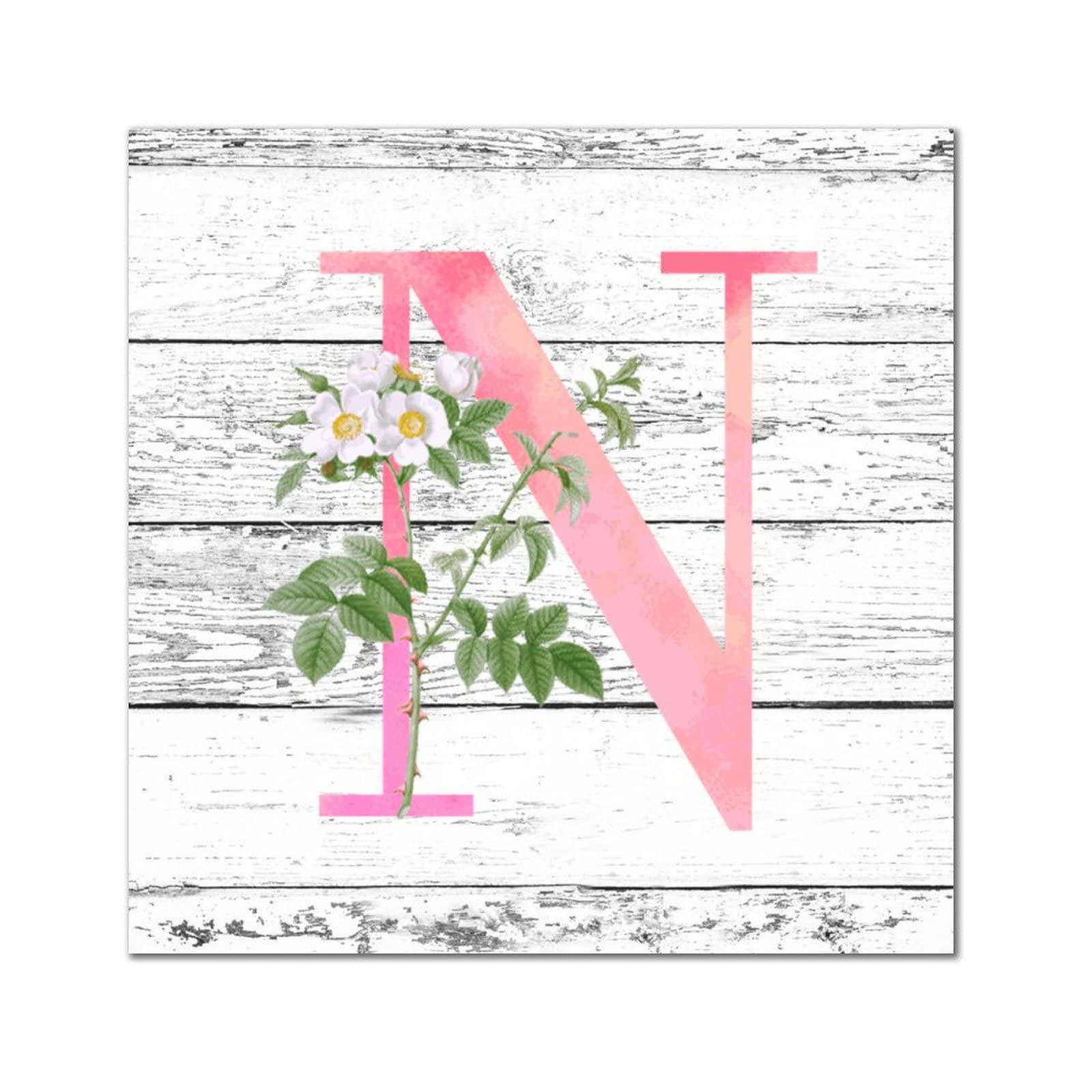 Lettres en bois rétro grand format pour embellir porche et jardin