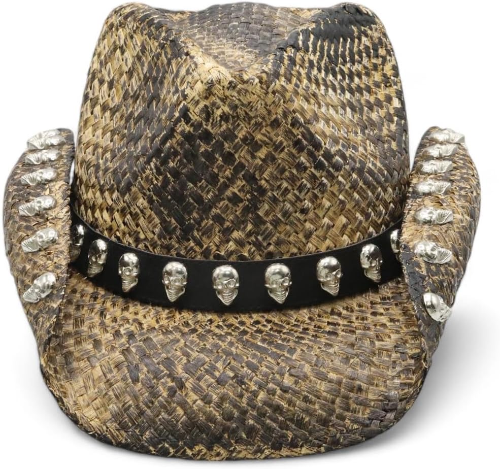Peter Grimm Ltd Unisex Gotham Straw Cowboy Hat One Size