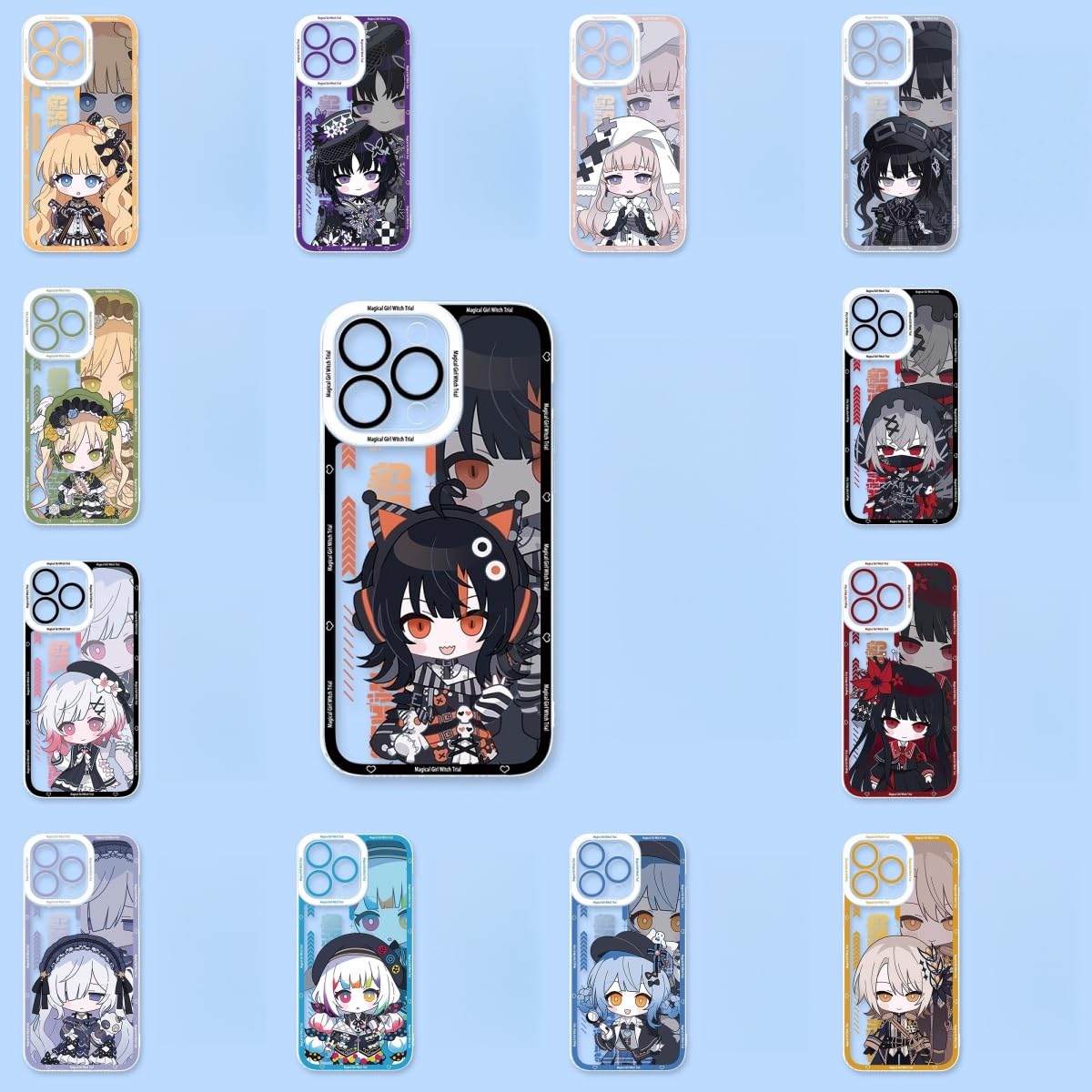 Amazon.co.jp: 魔法少女ノ魔女裁判 スマホケース 桜羽エマ 二階堂ヒロ