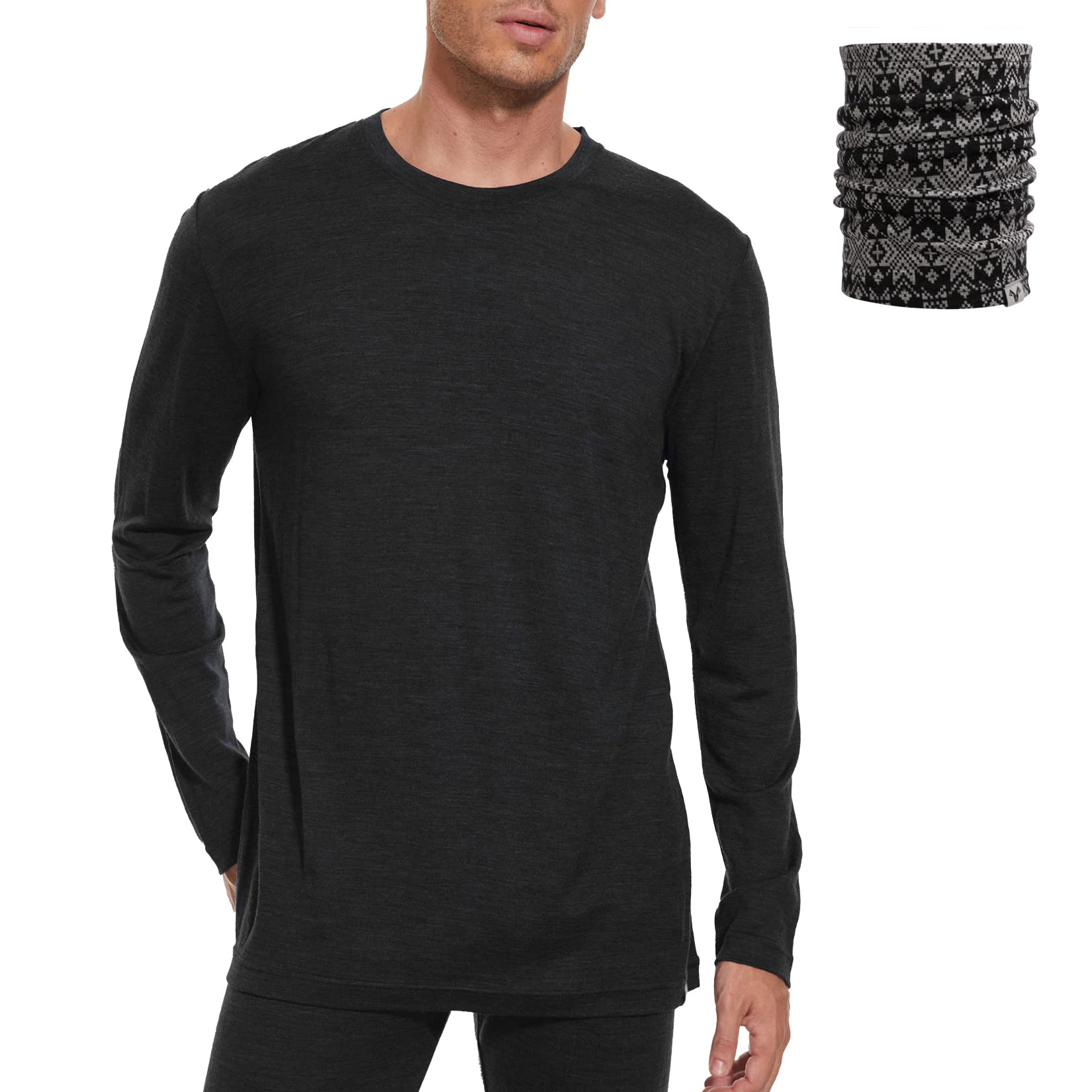 MERINNOVATIONmens Merino Wool Base Layer Base Layer