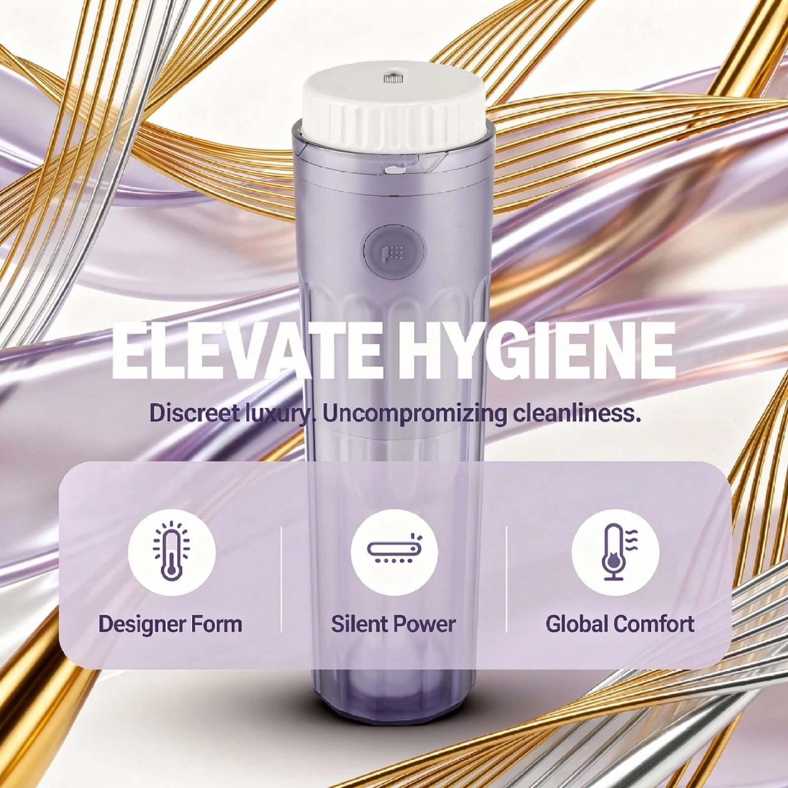 PONDON Bidet da viaggio per donne, rondella personale elettrica portatile, doppia pressione regolabile, bidet portatile per post-partum e cura dei piccoli