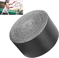 Vista 7 de VGEBY Cinta de raqueta, protector de raqueta de tenis de squash ampliado para equipo deportivo (negro)