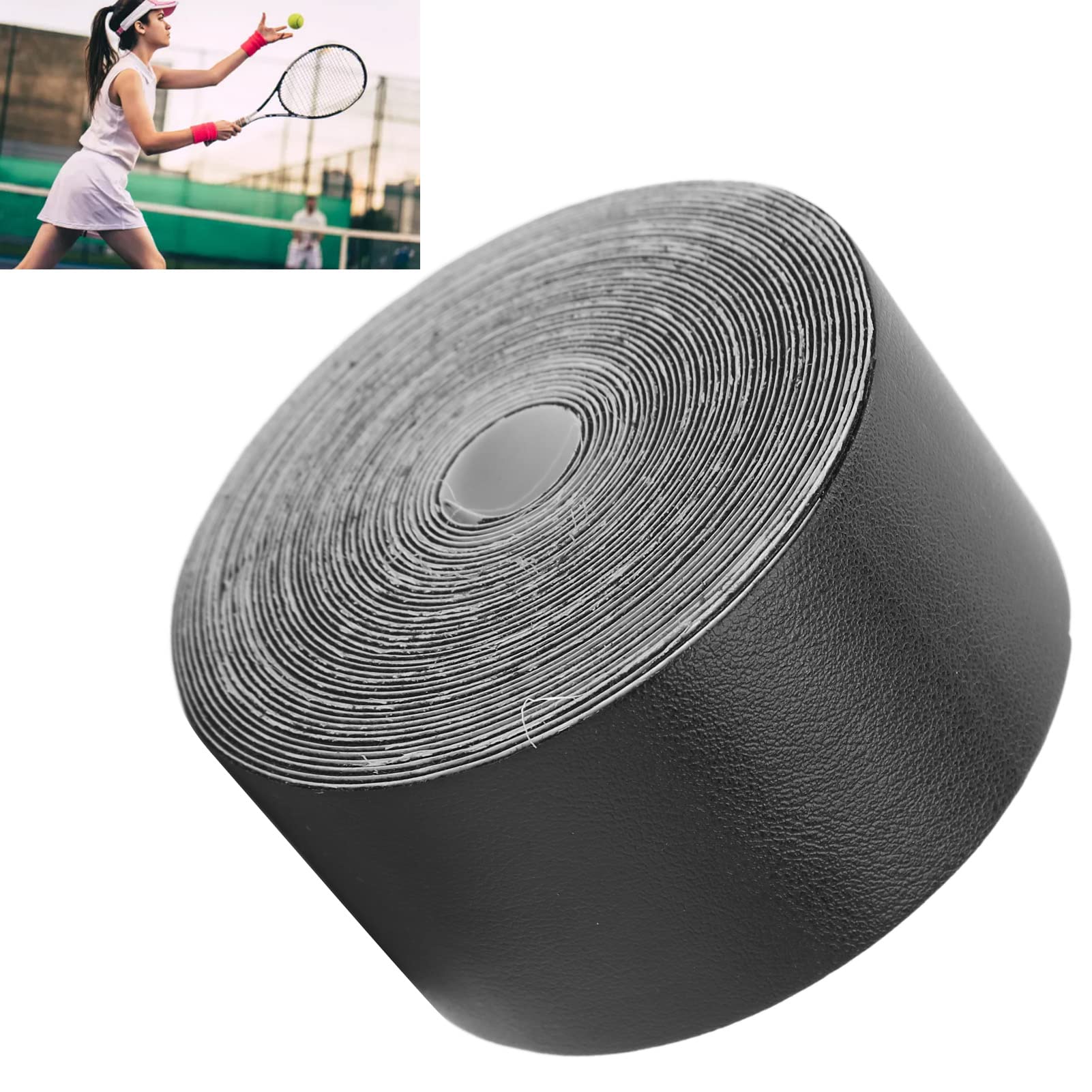VGEBY Cinta de Protección de Raqueta, Protector de Cabeza de Raqueta de Tenis Squash Ensanchado