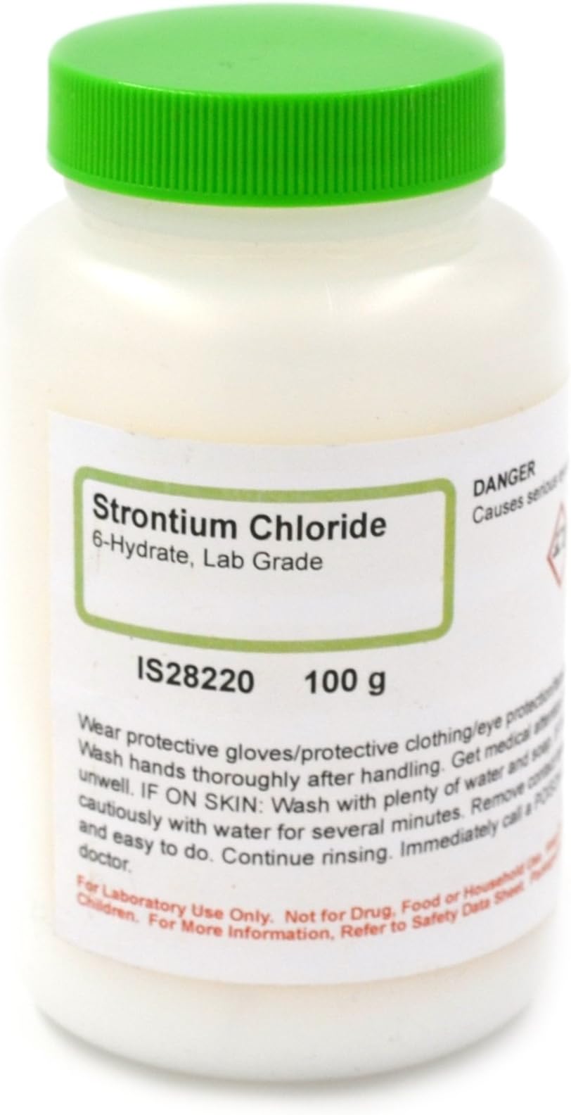 Lab-Grade Strontium Chloride 6-Hydrate, 100g - The Curated Chemical Collection