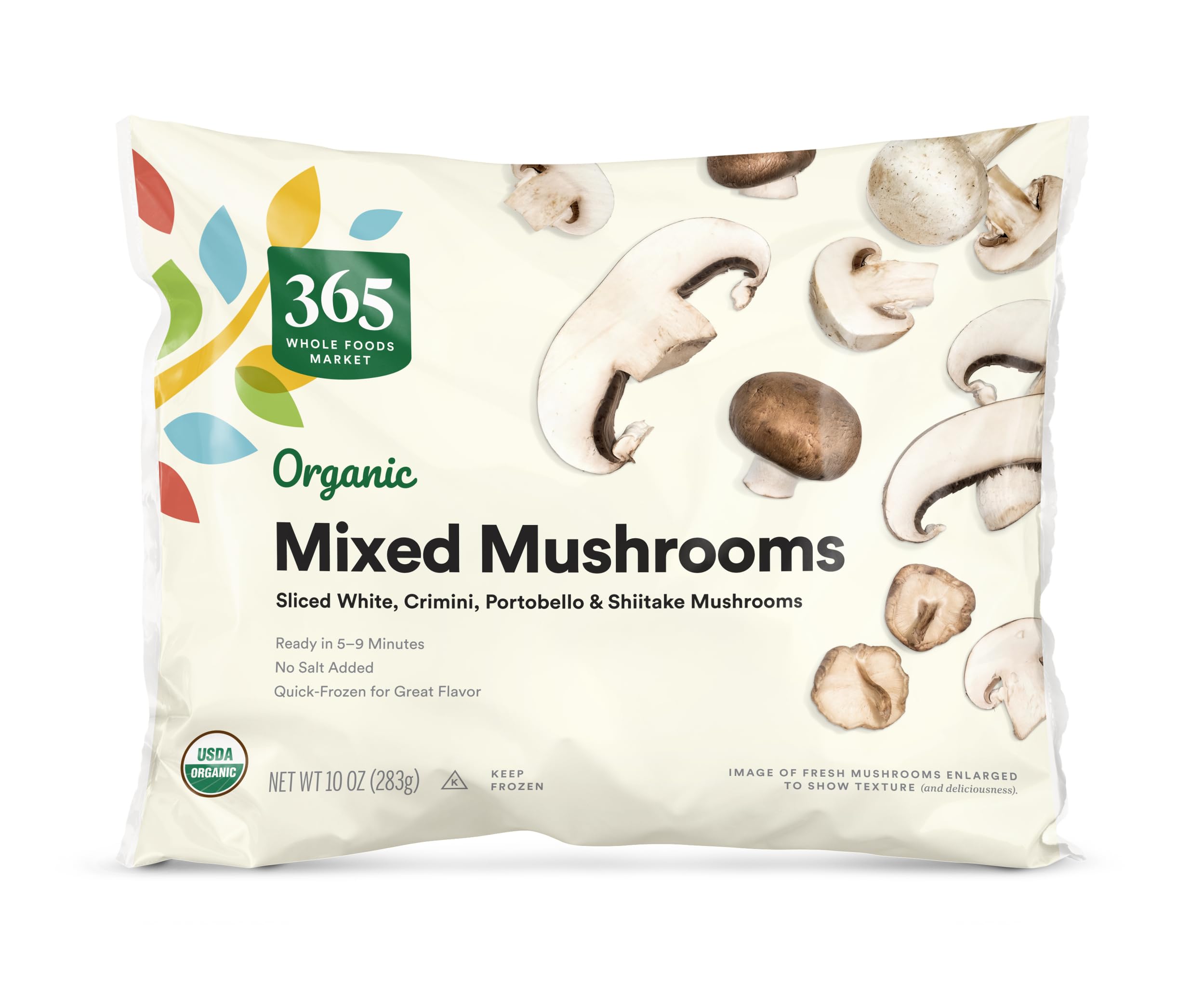 365 by Whole Foods Market Organic Mixed Mushrooms 10 oz Frozen