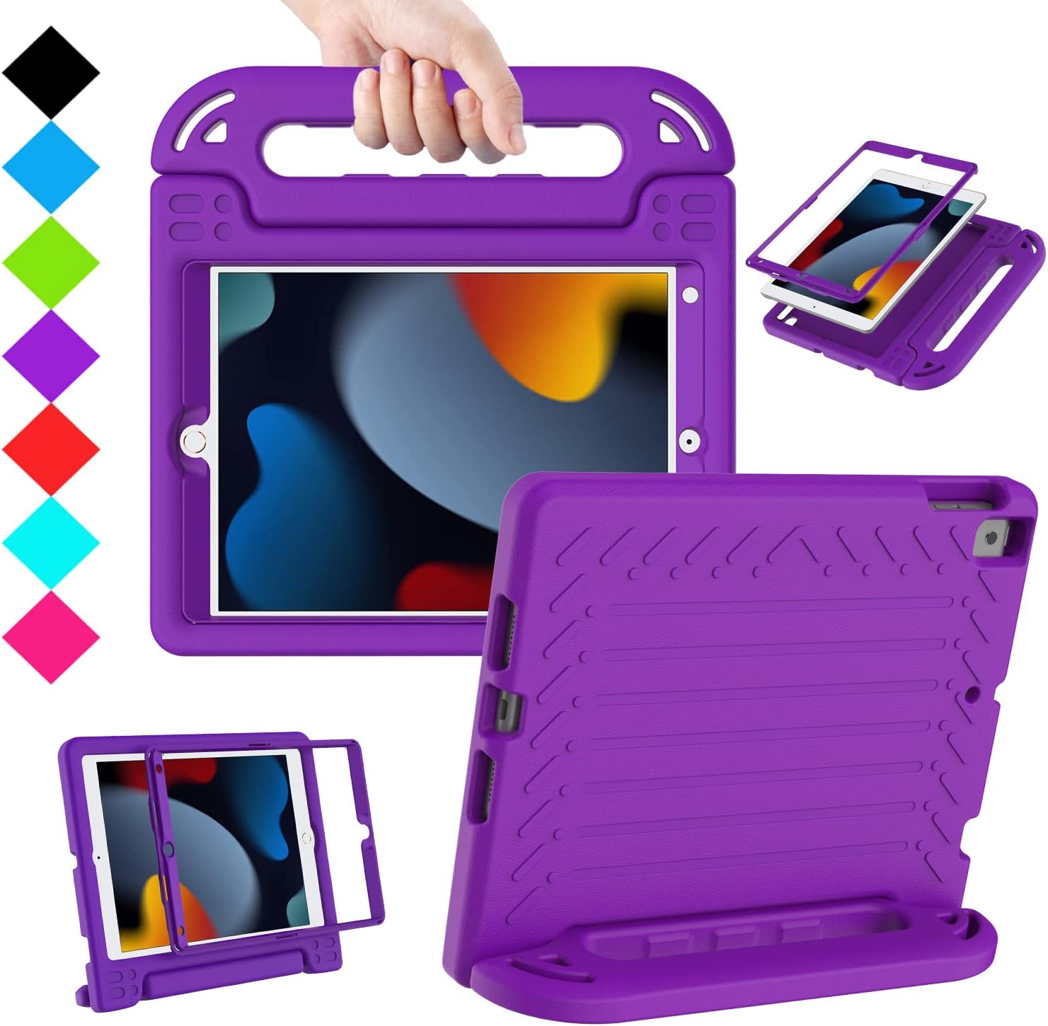 TIRIN iPad 9th/8th/7th Generation Case, iPad 10.2 Kids Case
