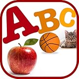 A for Apple (Alphabets Flashcards for Kindergarten Kids)