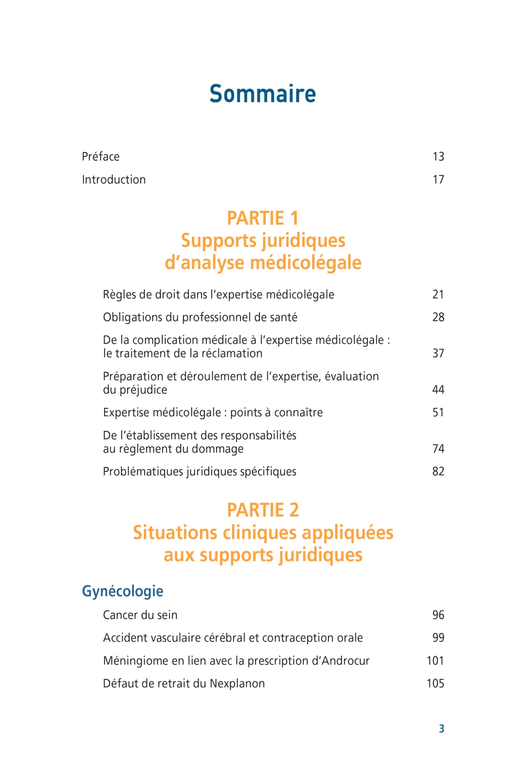 Analyse et prévention des risques médicolégaux en gynécologie, obstétrique, périnatalogie et pédiatrie