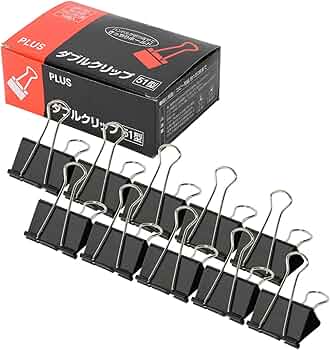 Amazon | プラス クリップ ダブルクリップ 51型 10個入 35-440
