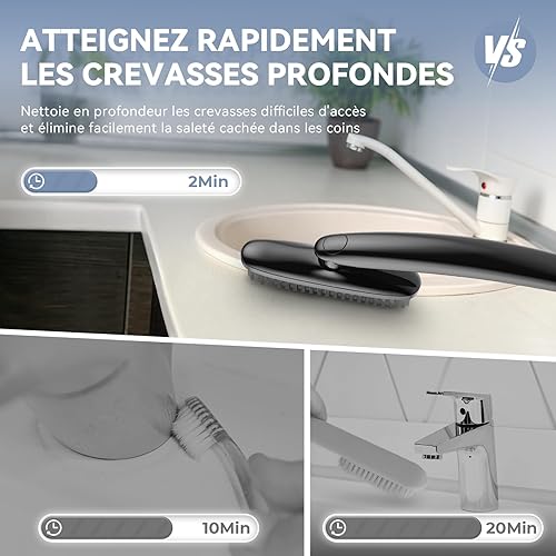 Miniatura 6 de Rotatebrush - Cepillos giratorios de limpieza de hendiduras, artículos esenciales para el hogar, herramienta de limpieza para limpieza, suministros