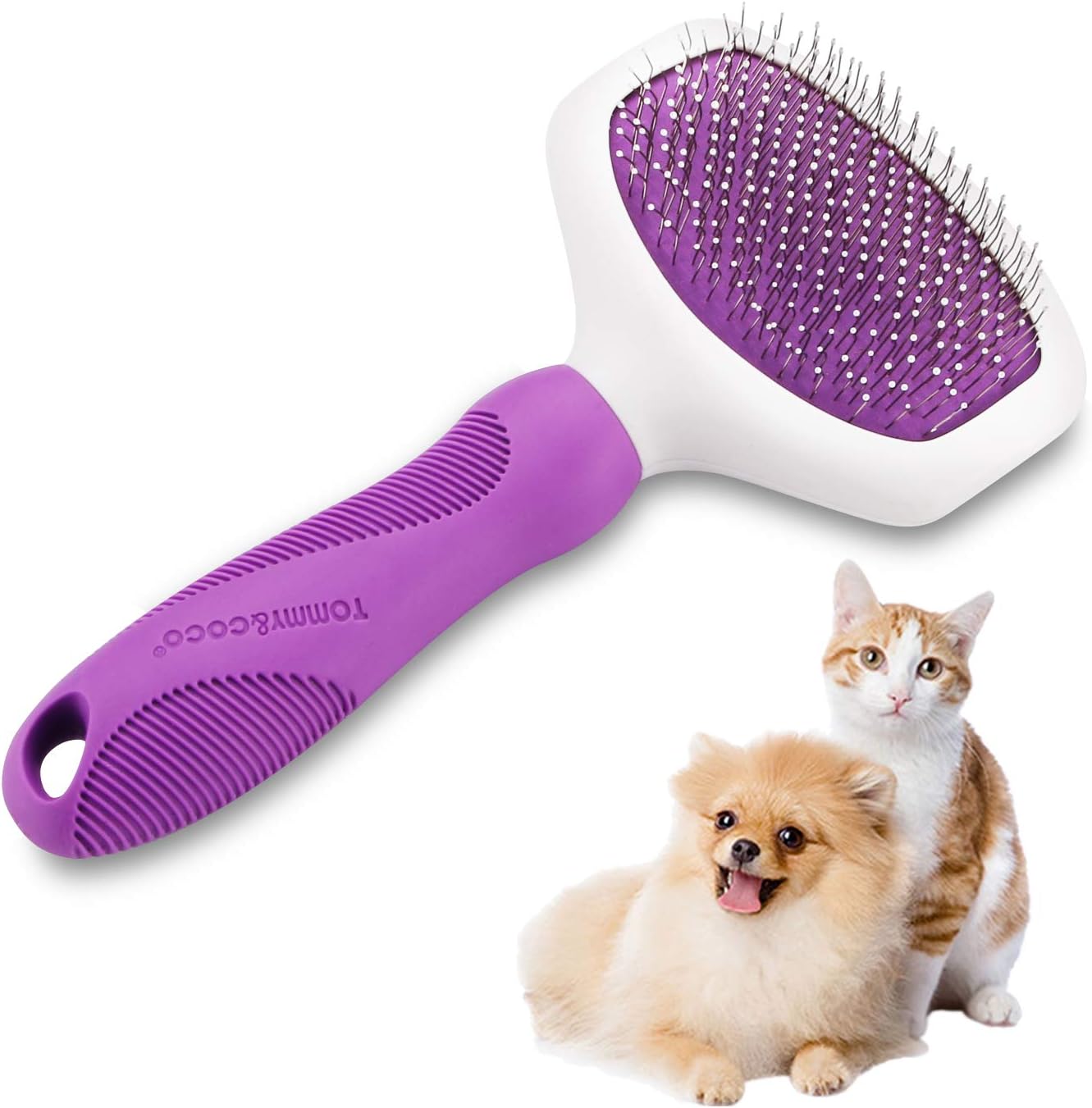 DEEPLOVE- Pet Dematting Comb Grooming Brush for Dogs and Cats Massage Shedding Tools for， Removing Undercoat Knots, Mats & Tangled…