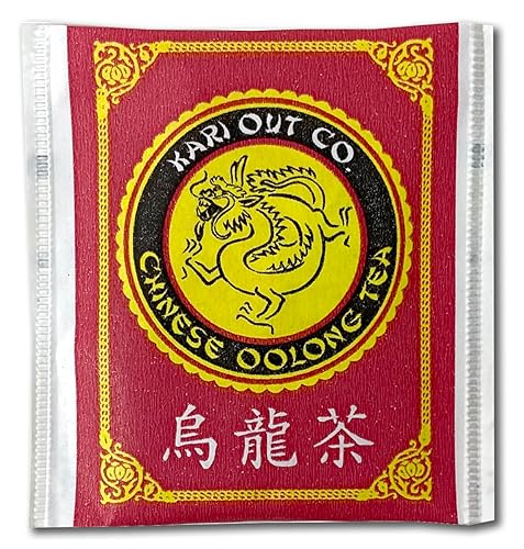 Crait Kari Out - Bolsas de té de restaurante chino envueltas individualmente, bolsas de té chinas, paquete de 45