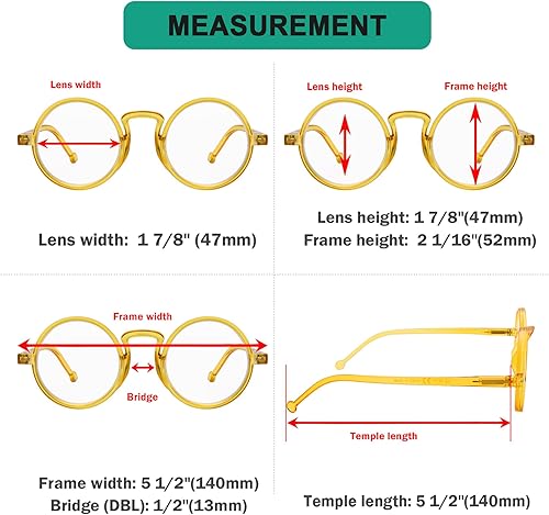 Miniatura 9 de Eyekepper Gafas de lectura redondas para mujeres y hombres lectores retro