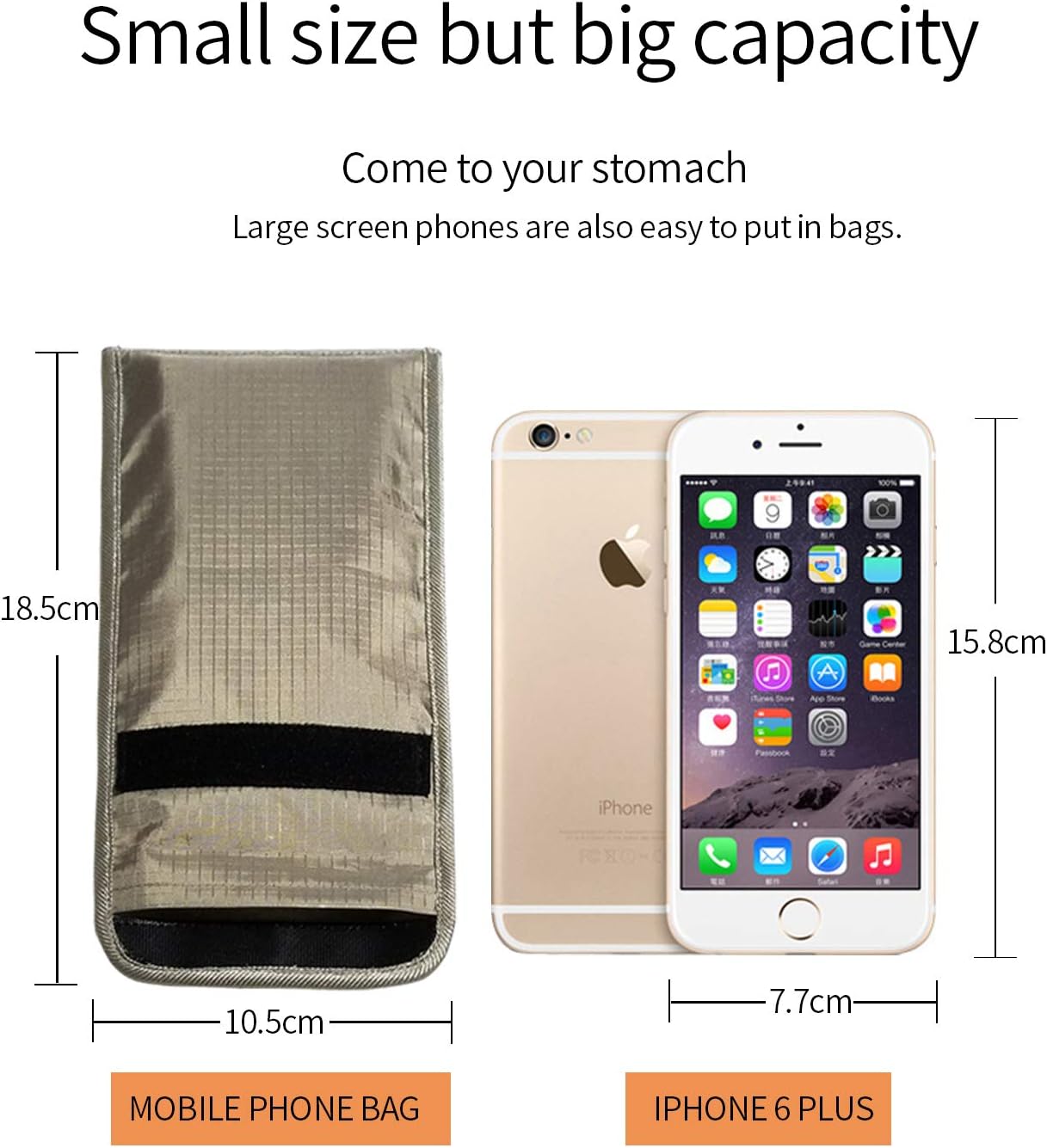 Black Friday Clearance LVFEIER Security Pouch - Cell Phone Anti-Tracking Anti-Spying GPS RFID Signal Blocking Bag Shielding Pouch Wallet Case for Cell Phone Privacy Protection