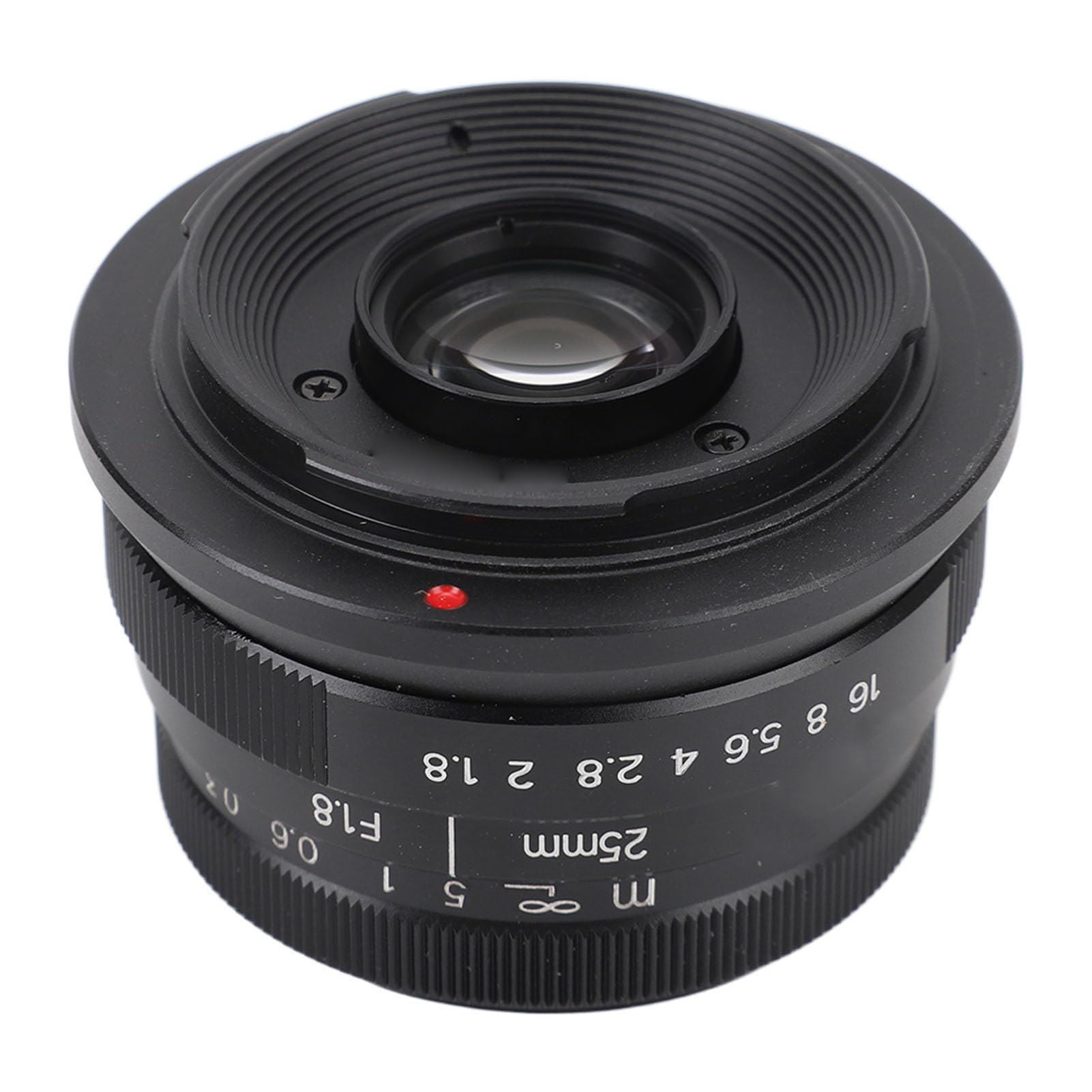 Obiettivo per Fotocamera da Ritratto, Obiettivo per Fotocamera da 25 Mm con Messa a Fuoco Manuale Fissa da F1.8 a F16, per XA1, X A10, XA2, X A3, X T1, X T10, X T2, X T20, X E2,
