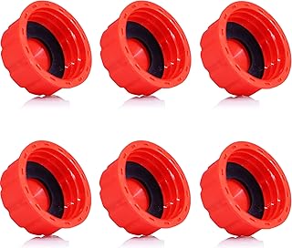 5 Gallon Gas Can Cap - Durable Replacement Lid for Gasoline Tanks, Portable & Coarse Thread Design, Fits Midwest, Scepter & Jerry Cans - Perfect for Small to Large Gas Containers(Pack of 6)