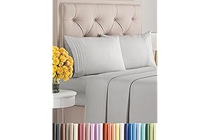 Comfy Luxury Bed Sheets For Women with Deep Pockets