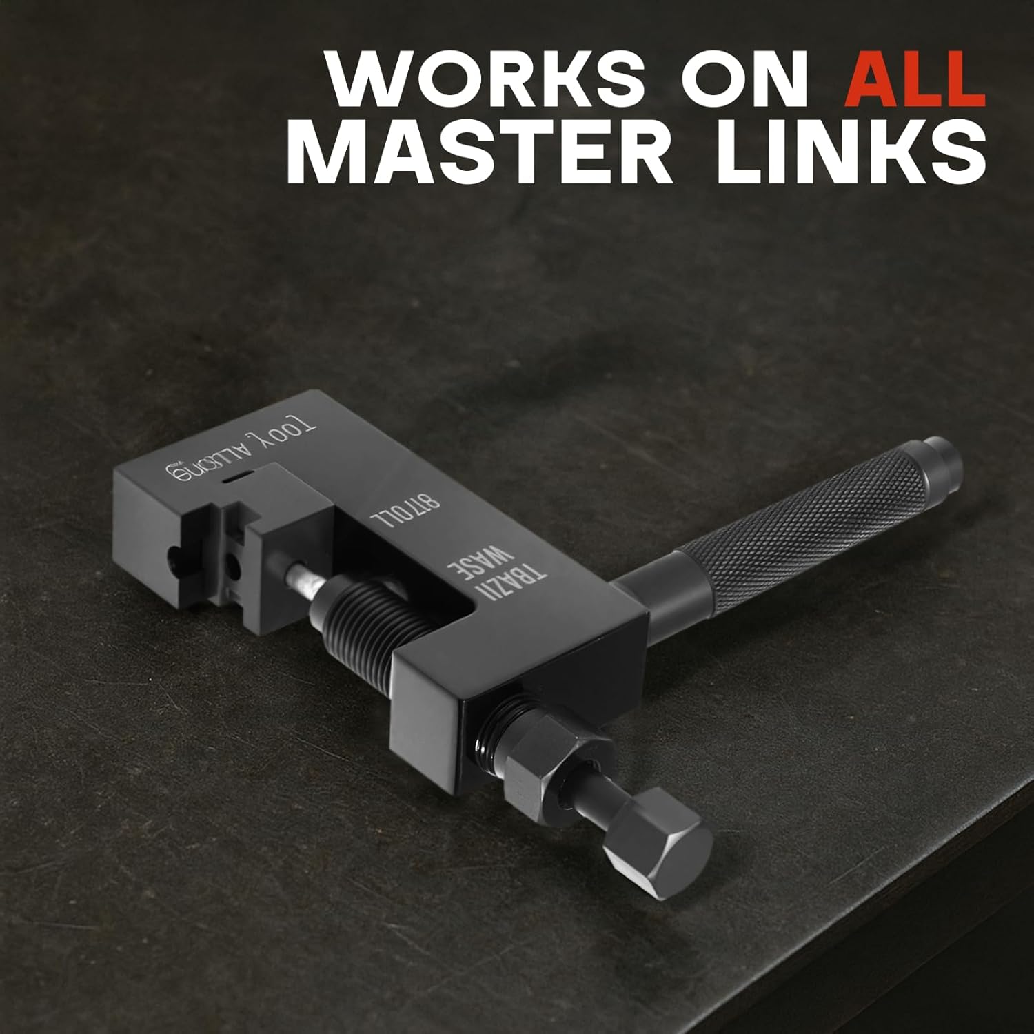Motorcycle Chain Rivet Tool for Cutting, Pressing, and Riveting Master Links
