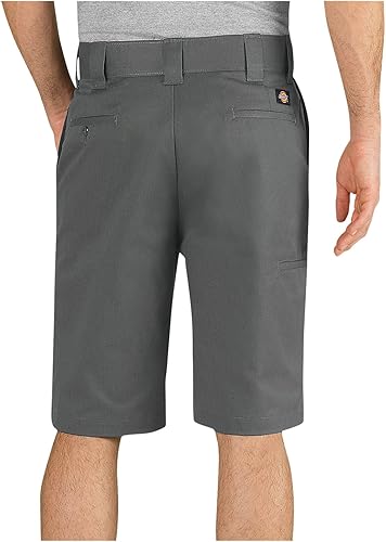 Miniatura 2 de Dickies Pantalones cortos de trabajo de sarga elástica de ajuste regular de 11 pulgadas para hombre