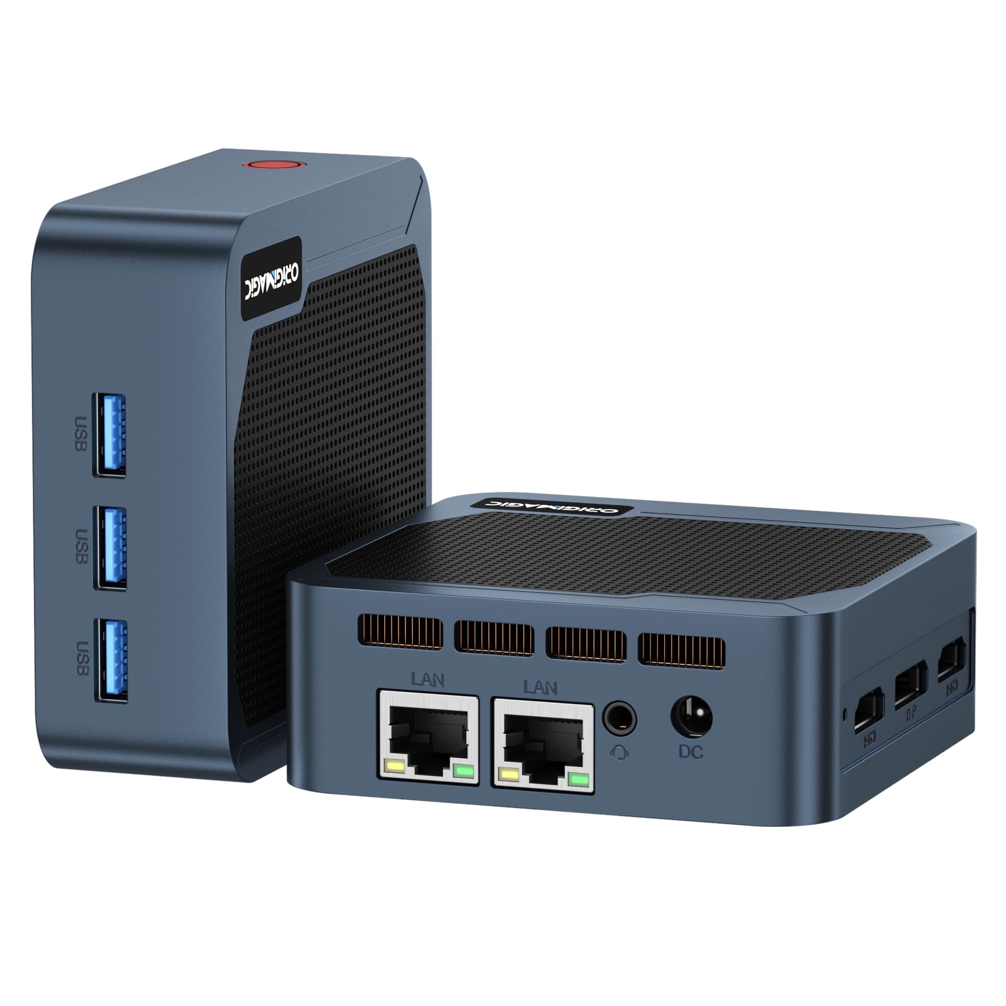 C4 Neo Mini PC,con Ryzen 5 3500U Processor(Beat N150/N100/N95) hasta 3,7 GHz, 16G RAM 512GB SSD, Compatible con Triple Pantalla 4K 60Hz, USB3.2/Dual Ethernet/Wi-Fi 5/ BT5.0 — view 12