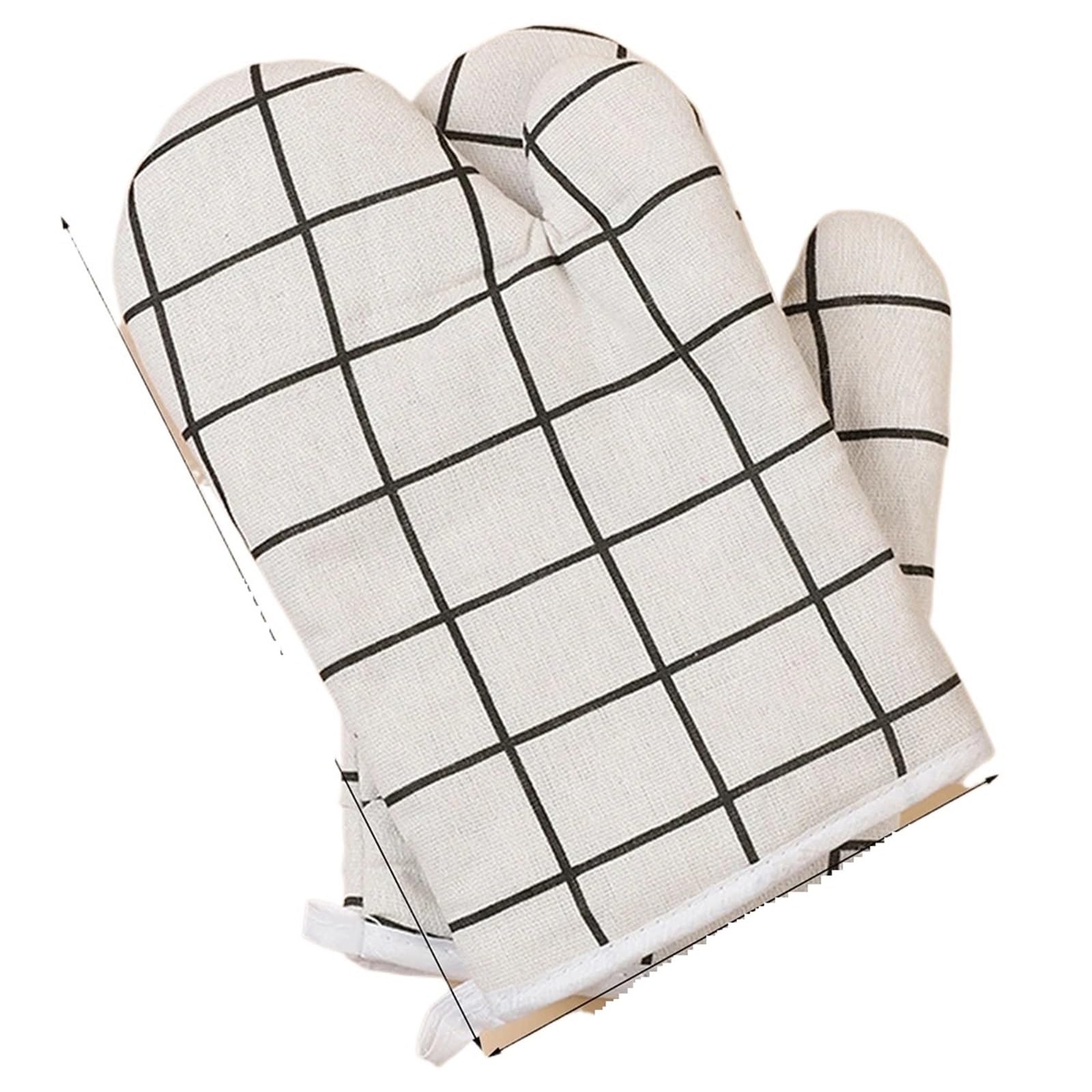 MRKU Baking Mitts Cooking oven gloves 1pcs Kitchen Microwave High Temperature Resistant