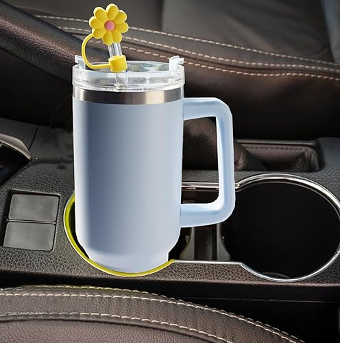 Miniatura 6 de Stanley - Funda para pajilla, tapa de paja para copa Stanley, paquete de 4 tapas de pajita, cubierta de paja Stanley de flores, protectores de paja