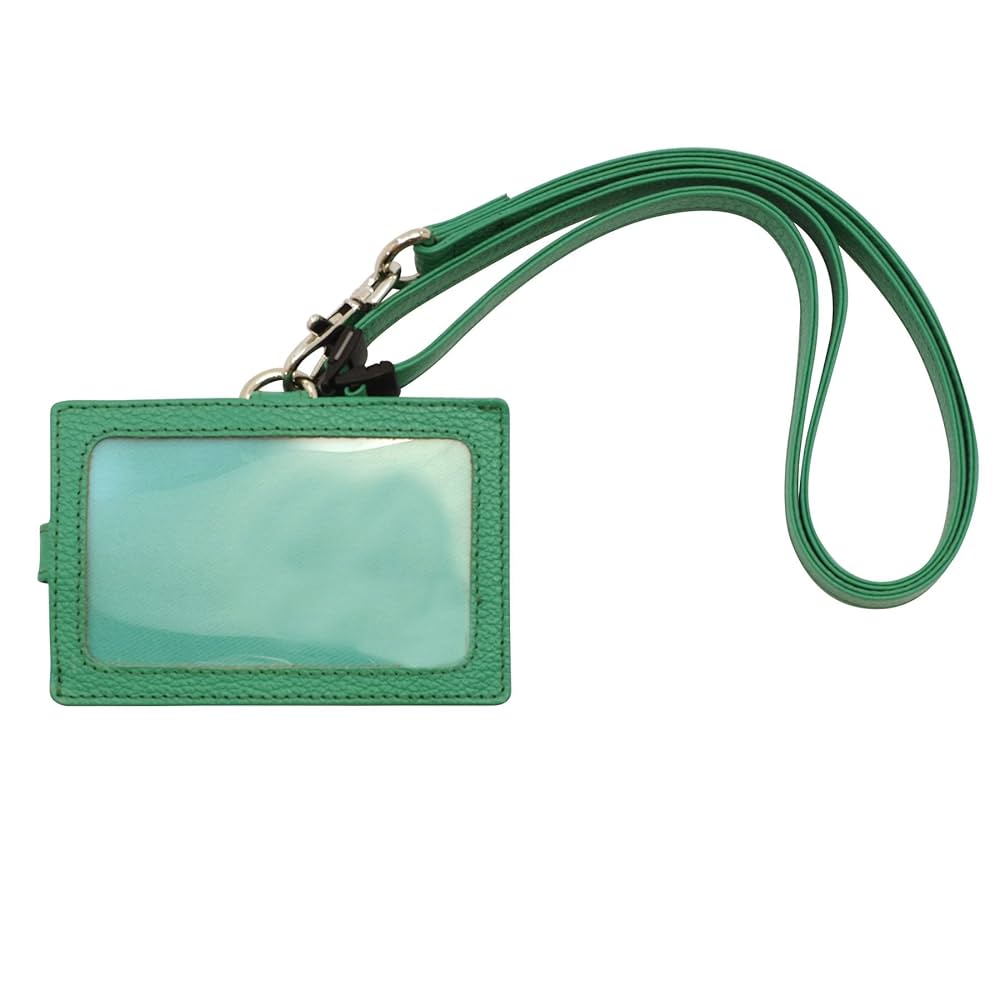 ラメなしタイトルホルダーカード Amazon | テンカラーズ 本革製 IDカードホルダー【エメラルド