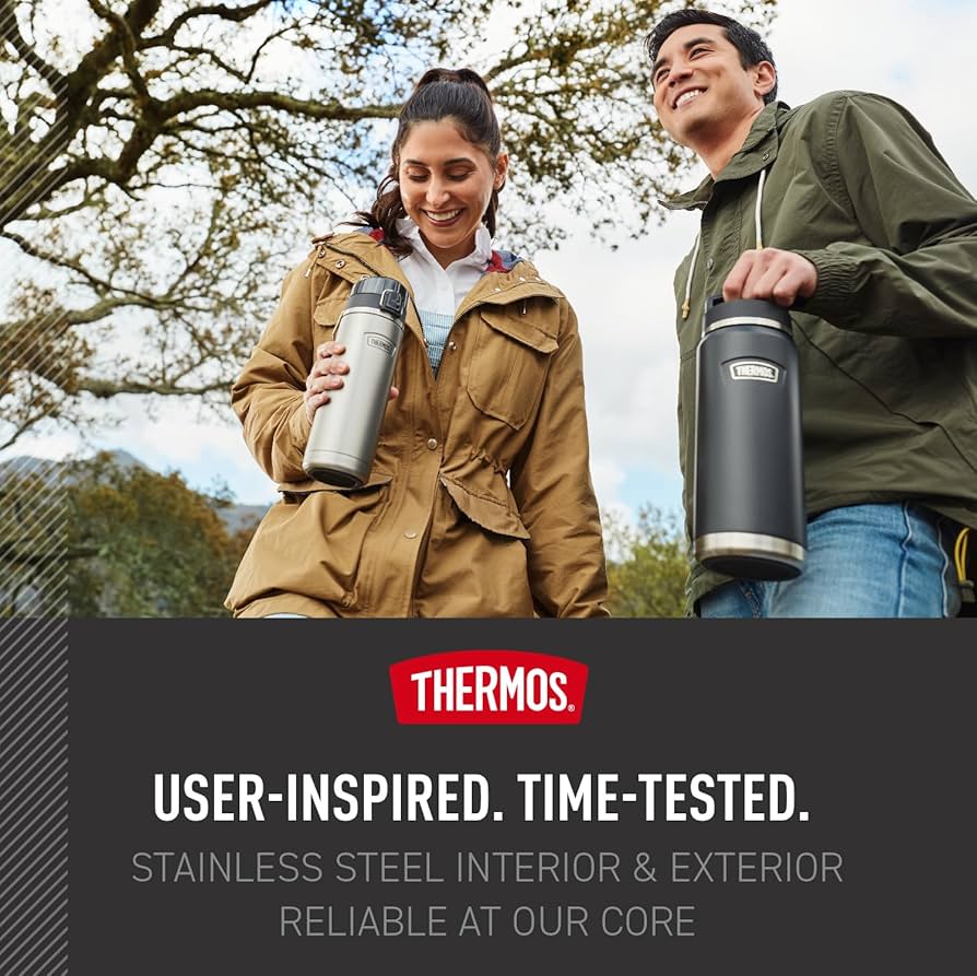 Amazon.com: THERMOS ICON SERIES Stainless Steel Water Bottle