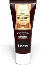 Acrylic Wood Putty Fine Spatula for Wood, OSB and Walls, Black 30, 250 g Tube