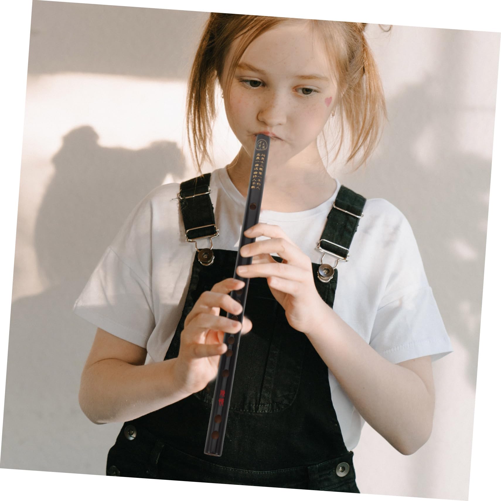 ibasenice Flauta De 3 Agujeros Con Sonido Para Niños Niñas Y Adultos Instrumento Musical Tradicional Chino Ligero Y Portátil Con Borlas Decorativas.