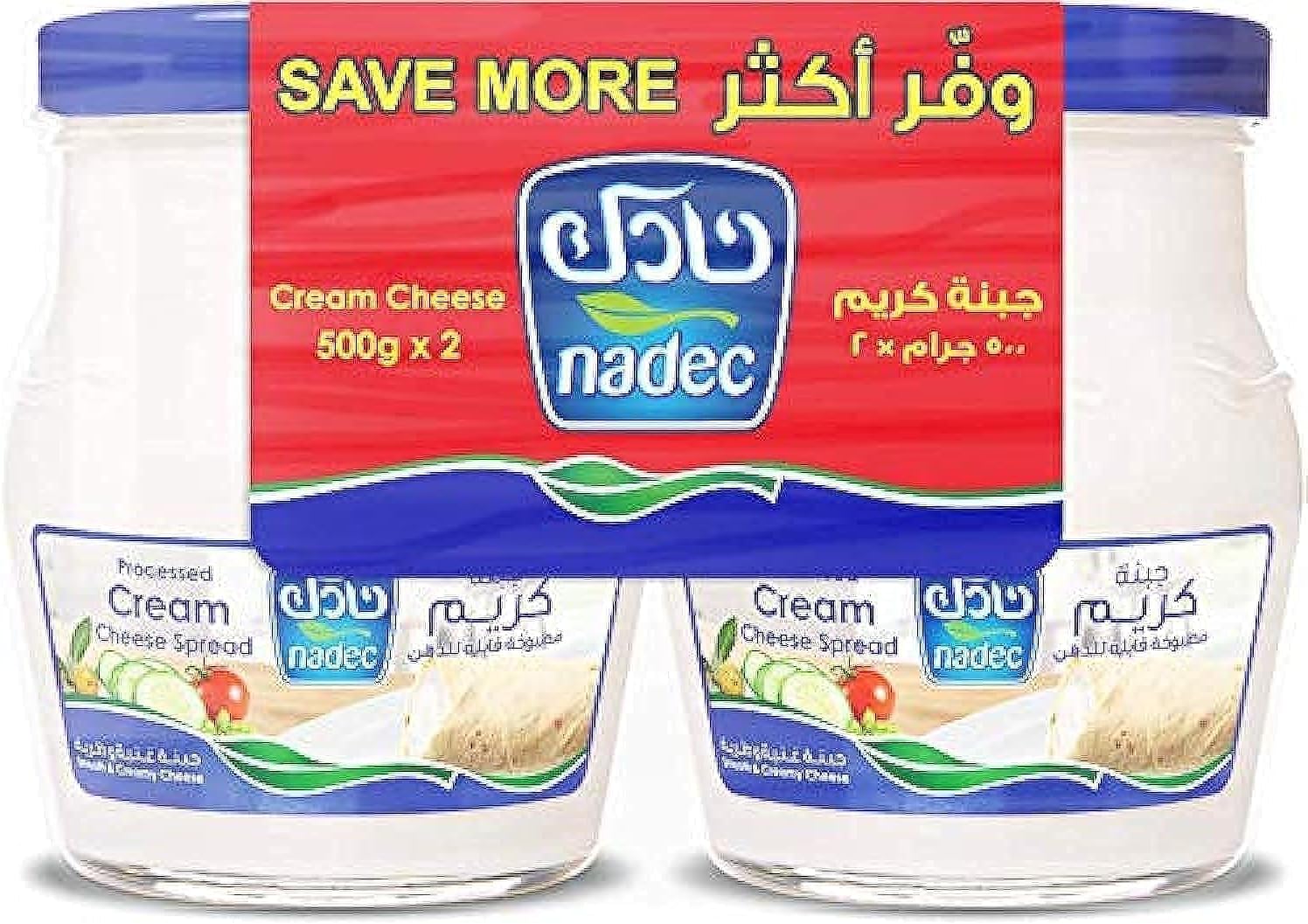 Cream Cheese Jar 2 x 500g