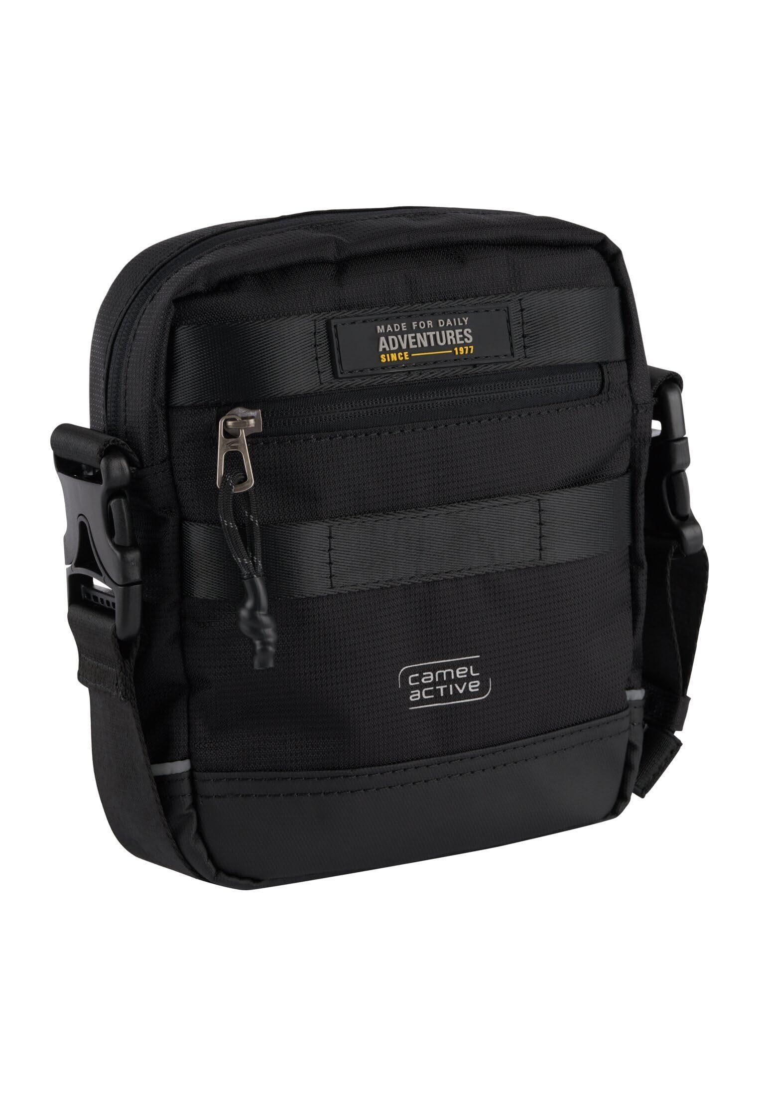 camel active Connect Crossbag męska torba, czarna, czarny, S