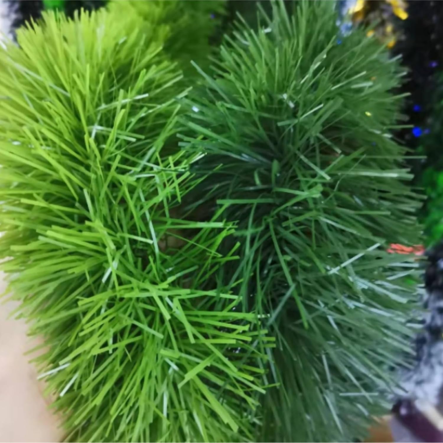 Tinsel Indoor Decorations Xmas Tinsel Garland Artificial for Outdoor and Indoor 6.5FT Christmas Tree Garland(12pcs)