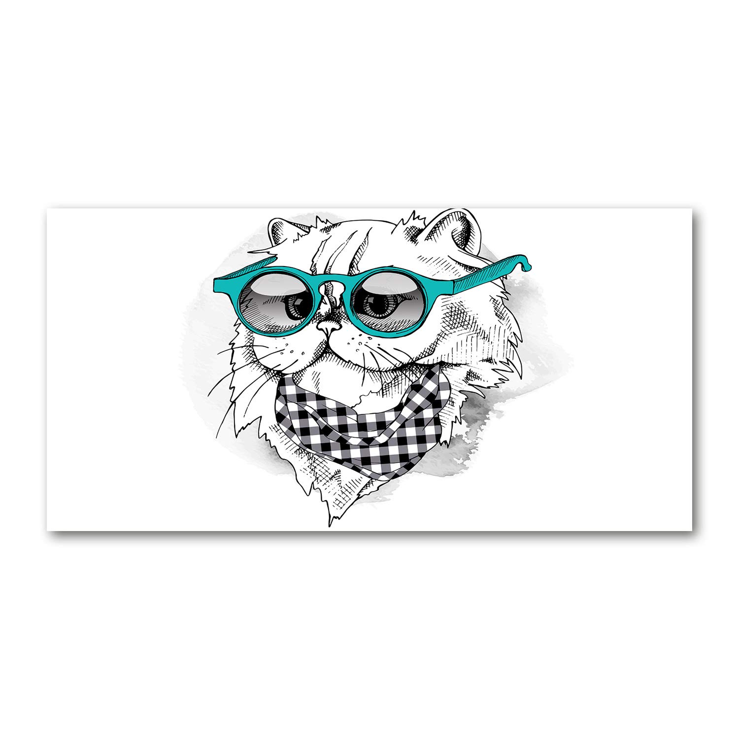 Image verre plastique animaux Tulup 120x60cm pour décoration murale moderne