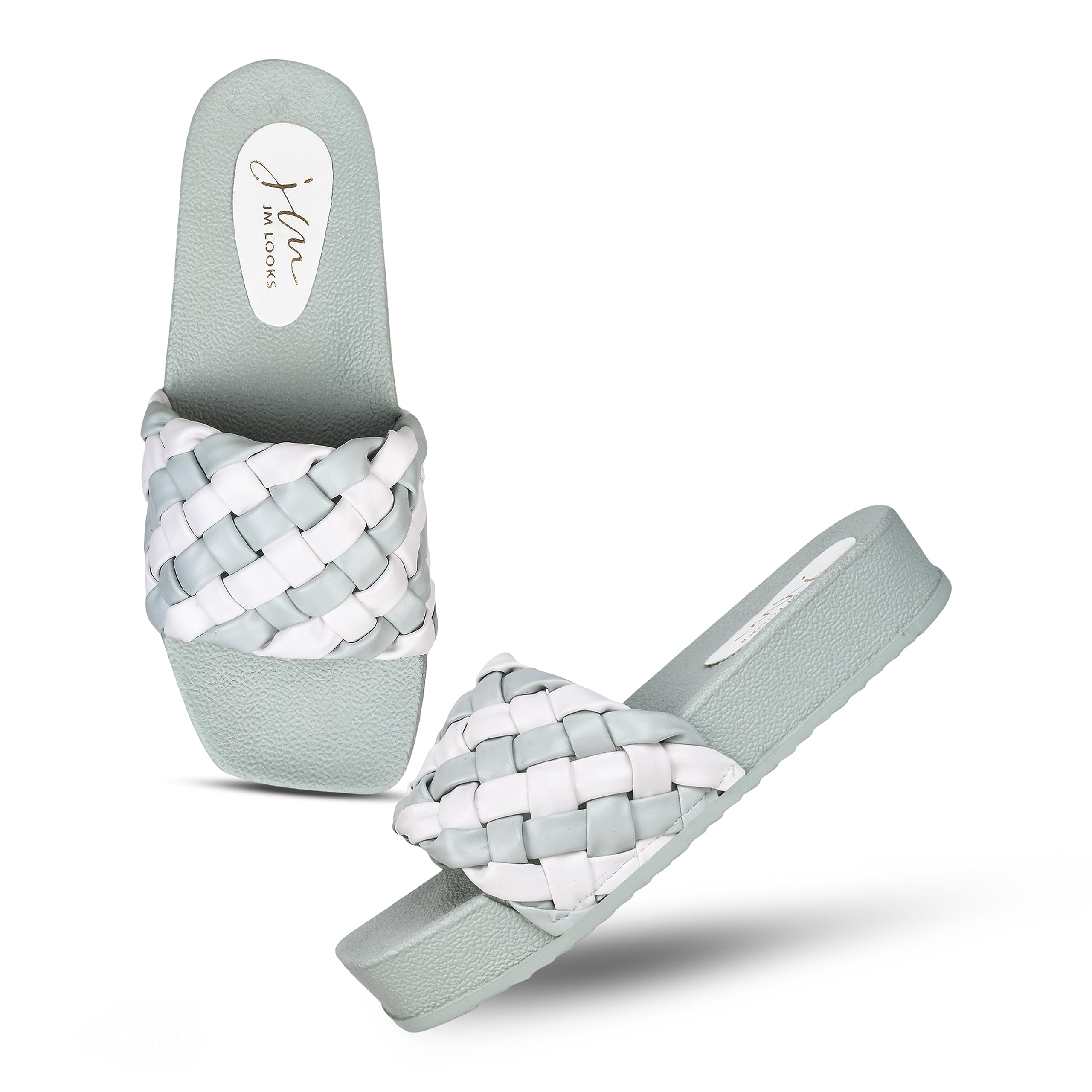 JM LOOKS Stylish Soft & Comfortable Flip-Flop Slippers For Women & Girls | Lightweight, Casual Slidder | (See Green, 36) (B0CDCGXJ2L) Amazon Price History, Amazon Price Tracker